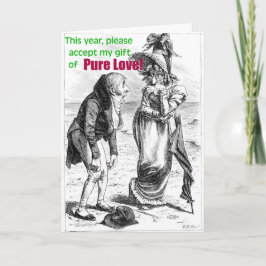 Cartão Presente de Amor Puro - Romântico - Humorístico