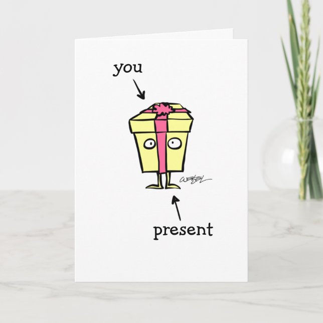 Cartão Presente de aniversário (Frente)