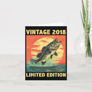 Cartão Presente De Aniversário De 2018 Pesca Pescador Nas