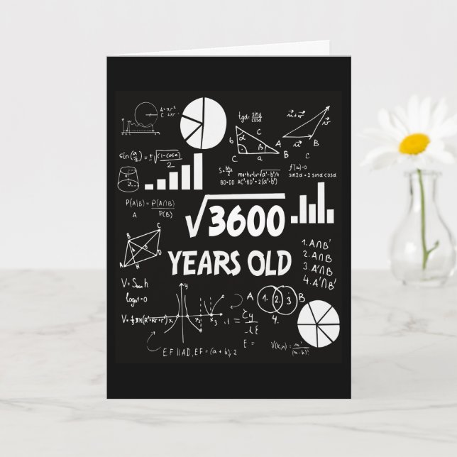 Cartão Presente de Aniversário de 60 Anos para Professor  (Planta pequena)