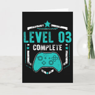 Cartão Presente de Aniversário de Jogo de Vídeo Completo 