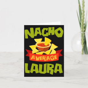 Cartão Presente de aniversário engraçado Nacho average la