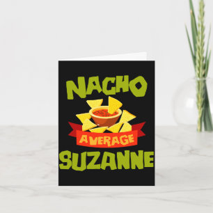 Cartão Presente de aniversário engraçado Nacho average su
