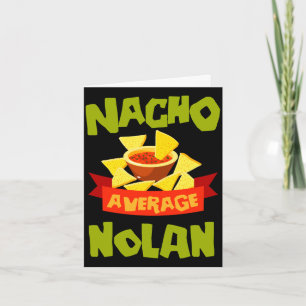 Cartão Presente de aniversário engraçado nome nacho avera