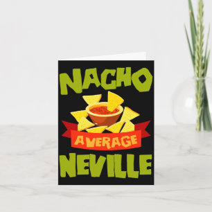 Cartão Presente de aniversário engraçado nome nacho avera