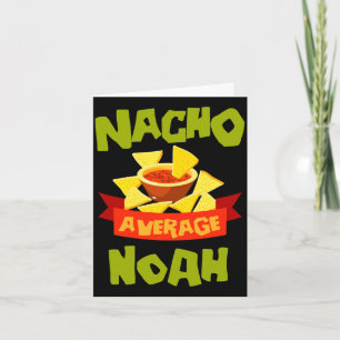 Cartão Presente de aniversário engraçado nome nacho médio