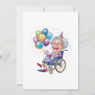 Cartão Presente de aniversário engraçado para tia idosa