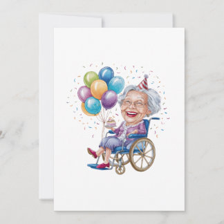 Cartão Presente de aniversário engraçado para tia idosa