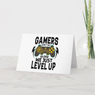 Cartão Presente de Aniversário para Gamer - Gamer Não Fic