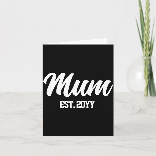 Cartão Presente de ano para nova mãe camiseta  (Frente)