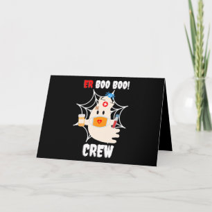 Cartão Presente de Aranha   Equipe Boo Enfermeira Dia das