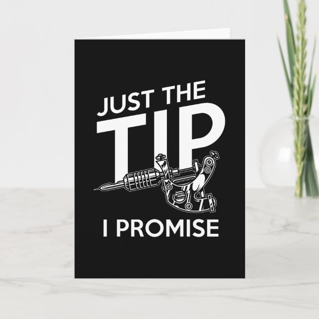 Cartão Presente de Artista de Tatuagem (Frente)