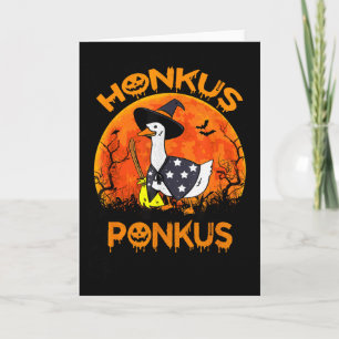 Cartão Presente de Bruxa de Fantasia de Halloween Honkus
