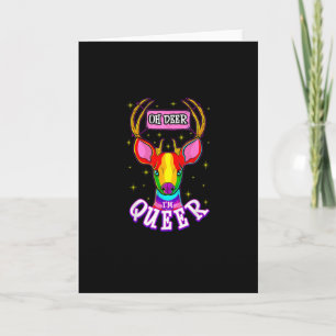 Cartão Presente de Celebração do Mês do Orgulho Queer Oh