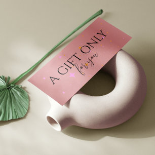 Cartão Presente de Certificado Dourado de Rosa est