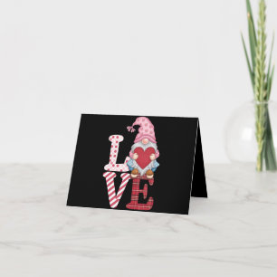 Cartão Presente de Dia dos Namorados Gnome Amor Casal par