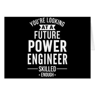 Cartão Presente de engenheiro de energia