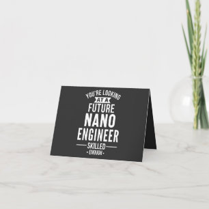 Cartão presente de engenheiro NANO
