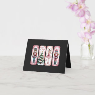 Cartão Presente de Festa de Natal do Quebra-Nozes Festivo