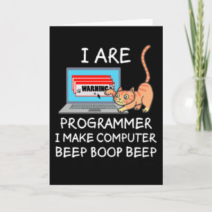 Cartão Presente de frase engraçada de ciência da computaç