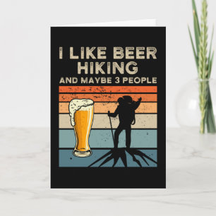 Cartão Presente de Hiker de Cerveja