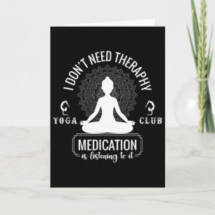 Cartão Presente De Ioga Para Professor Instrutor Meditaçã