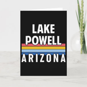 Cartão Presente de Lembrança de Férias no Arizona Lake Po