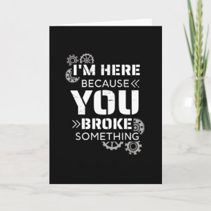 Cartão Presente de Mecânico