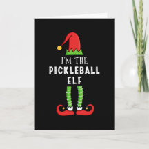Presente de Natal da Família de Elfo de Pickleball