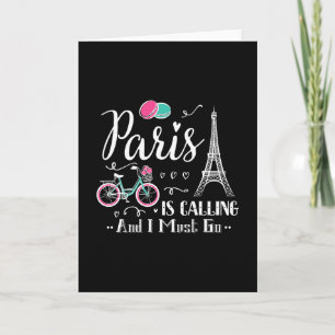 Cartão Presente de Natal de Viagem de Férias Paris França