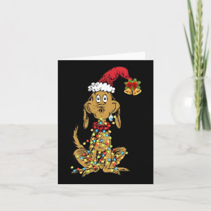 Cartão Presente de Natal engraçado do cachorro Max