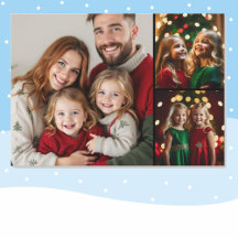 Cartão Presente de Natal para Modelo de Foto para