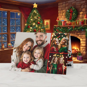 Cartão Presente de Natal para Modelo de Foto para 