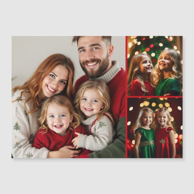 Cartão Presente de Natal para Modelo de Foto para  (Frente)