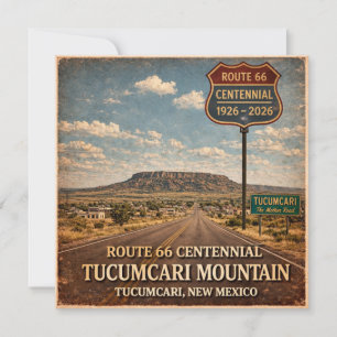 Cartão Presente de papelaria da Estação Tucumcari Route 6