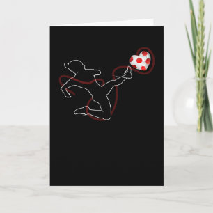 Cartão Presente de São Valentim Futebol Coração de Amor p