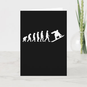 Cartão Presente de Snowboard Evolução de Snowboarding