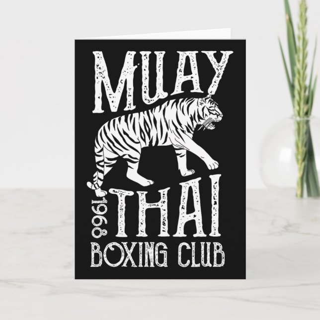 Cartão Presente de Treinamento de MMA do Clube de Kickbox (Frente)