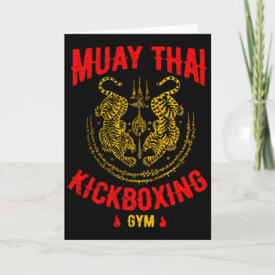 Cartão Presente de Treinamento de Muay Thai Kickboxing Ti