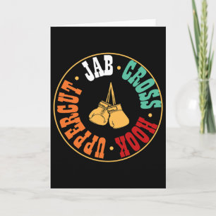 Cartão Presente de Treino de Kickboxing de Boxeador Jab C