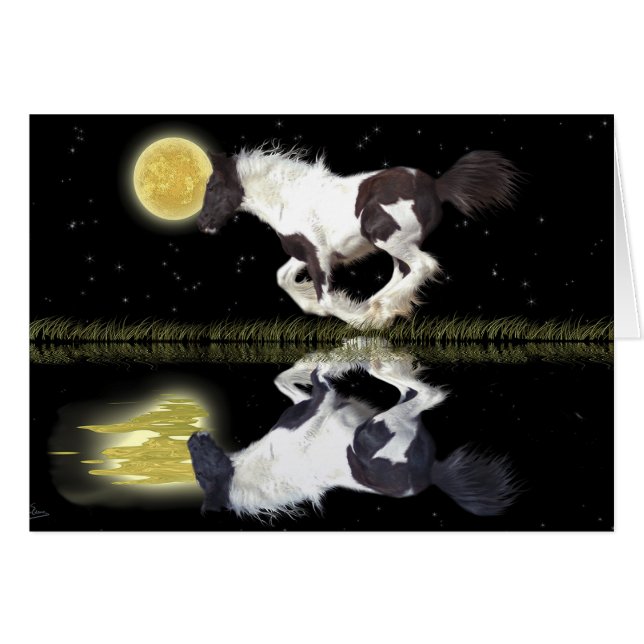 Cartão Presente do amante dos cavalos (Frente Horizontal)