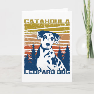 Cartão Presente do Cão Leopardo Catahoula