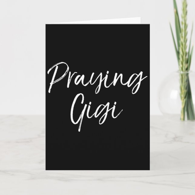 Cartão Presente do Dia das Mães com Oração Cristã Para a  (Frente)