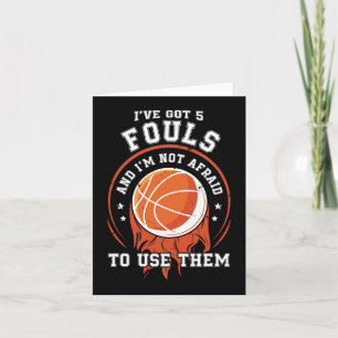 Cartão Presente do jogador de basquete divertido - Hoops
