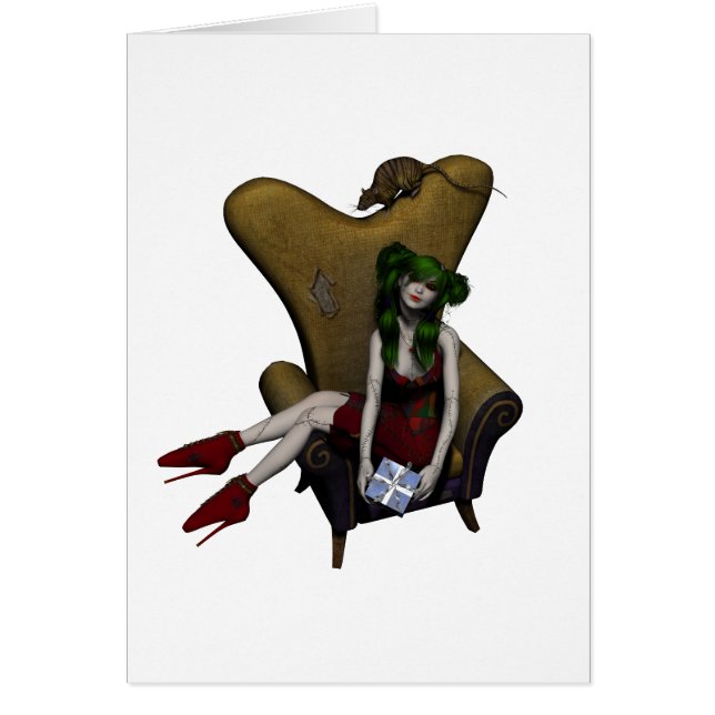 Cartão Presente do paragem do autocarro de Ragdoll Suzie (Frente)