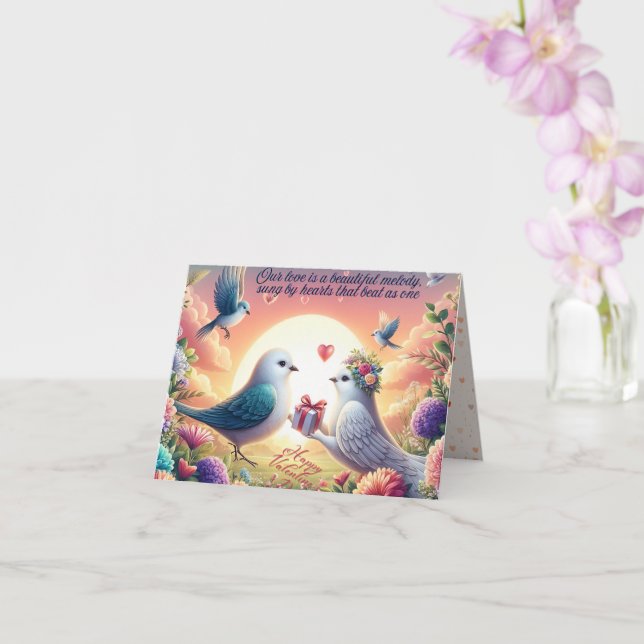 Cartão Presente do Precioso do Amor - Dia do Namorados Ro (Orquídea)