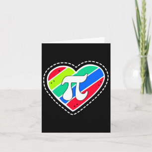Cartão Presente do professor de matemática do Dia do Pi C