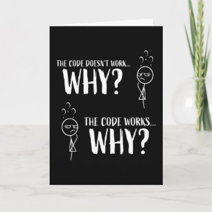 Cartão Presente do programador de codificação engraçado p