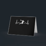 Cartão Presente do Ritmo do Handebol<br><div class="desc">Presente engraçado da Linha do Ritmo do Handebol. Ideal para homens e mulheres que amam esportes. Obtenha como presente de Natal,  aniversário ou agradecimento para sua mãe ou pai.</div>