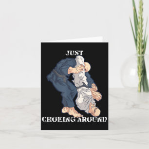 Cartão Presente engraçado de Jiu-Jitsu Brasileiro de MMA
